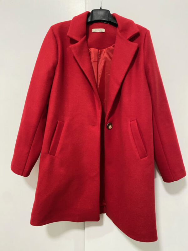 Abrigo de mujer rojo