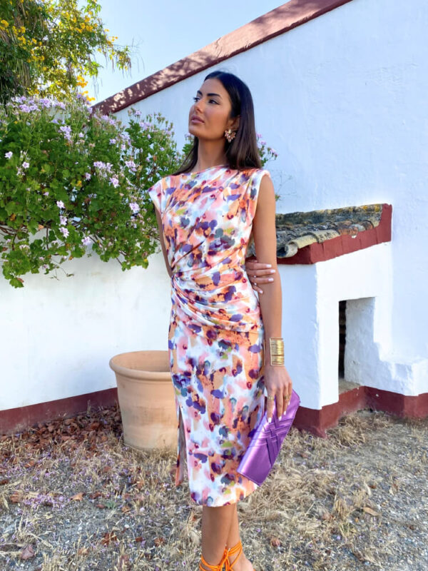 Vestido elegante estampado