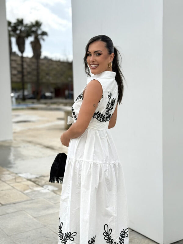 Vestido White bordado - Imagen 5