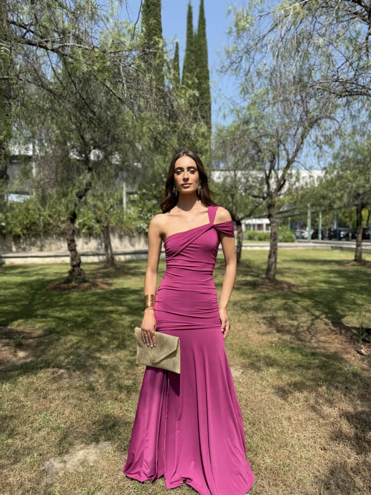 Vestido Buganvilla De Licra Muy Elástico