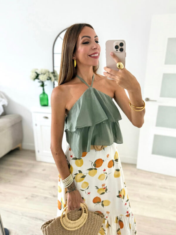 Top Halter Vaporoso