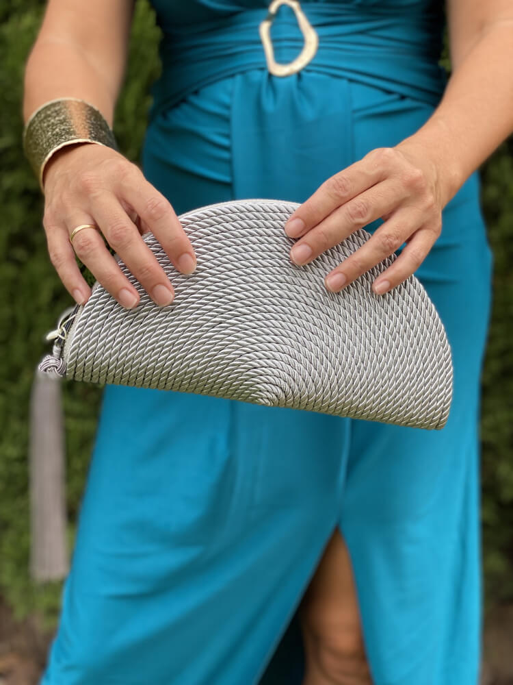 Bolso Carmela Plateado