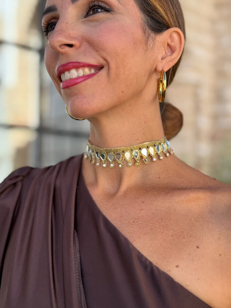 Choker Dorado Ajustable
