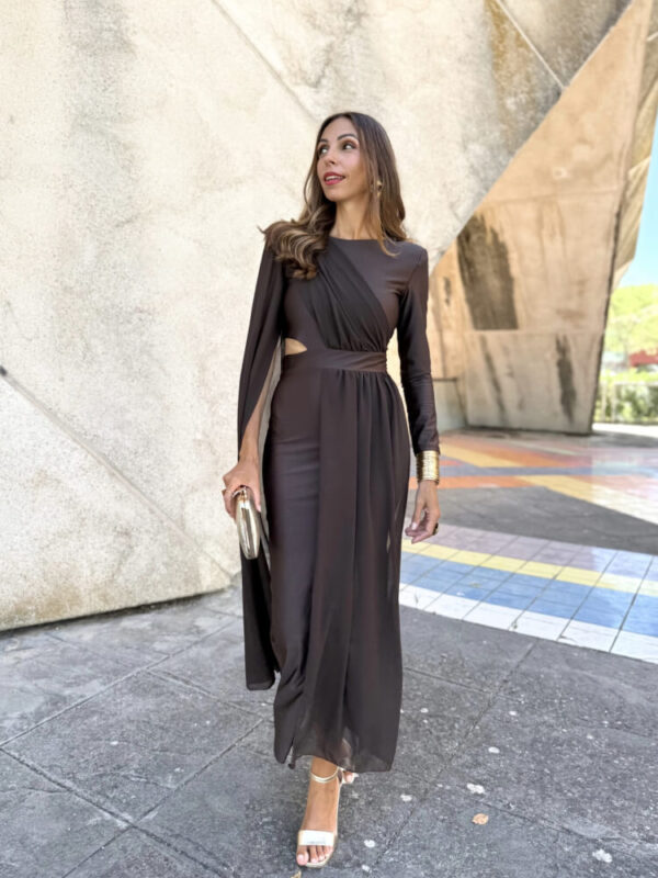 Vestido Galiana Marrón - Imagen 6