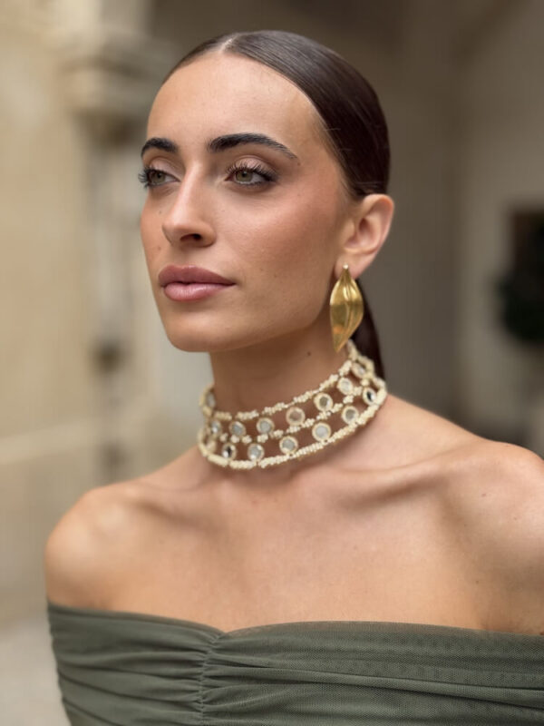 Choker espejitos redondo - Imagen 2