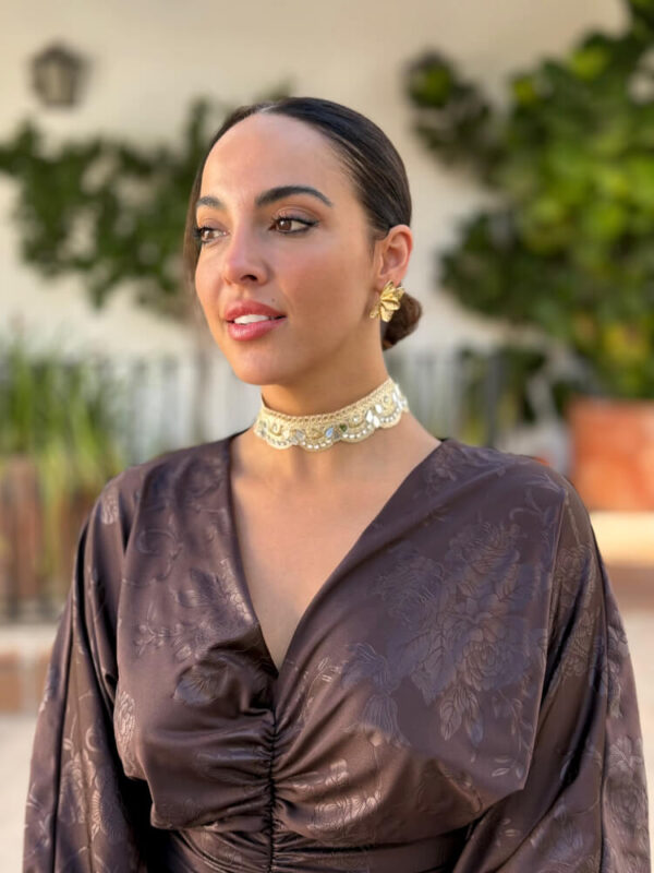 Choker Con Brillo Elegante Y Moderno