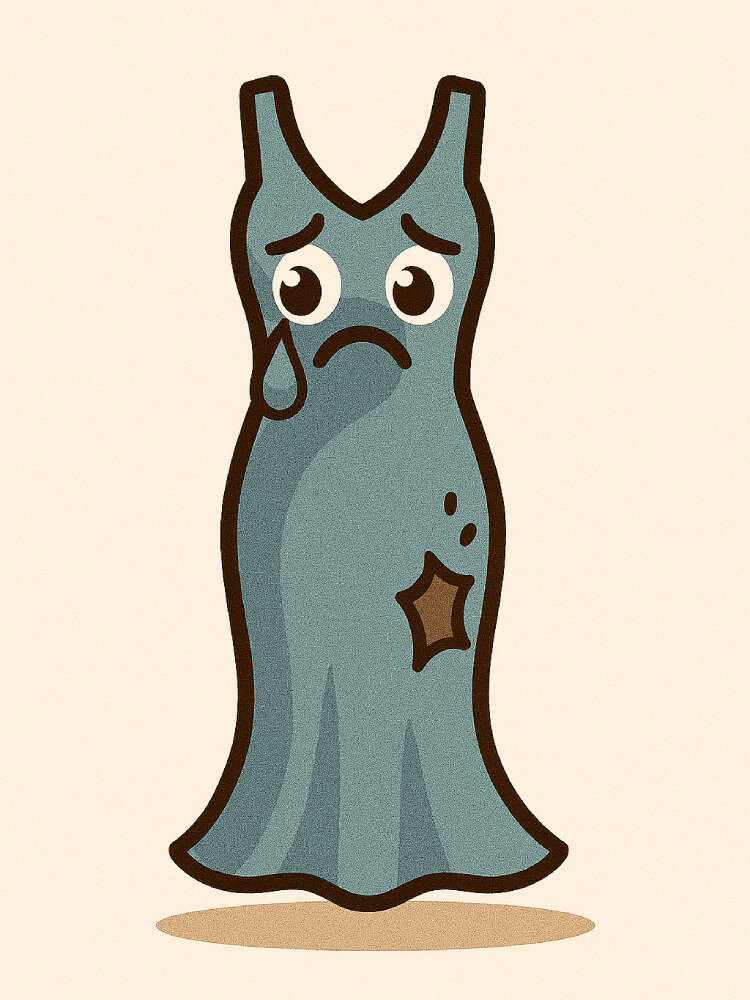 Prendas Con Pequeñas Taras Mostradas