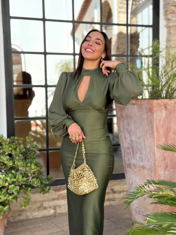 Vestido Camila satinado - Imagen 2