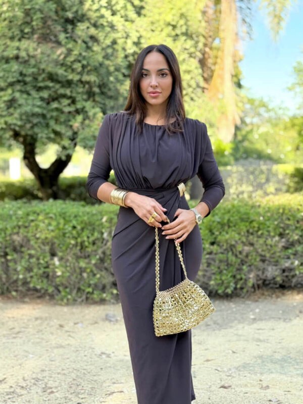 Vestido Elegante Sin Brillo