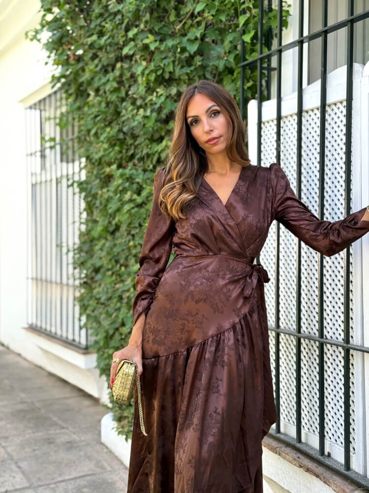 Vestido Marsella Marrón
