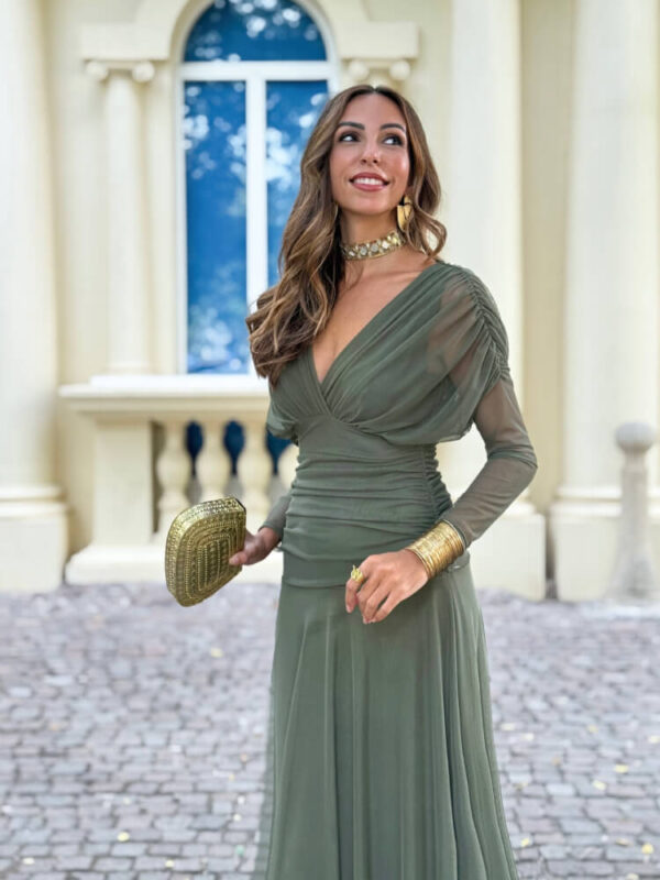 Vestido Sulanca Verde - Imagen 2