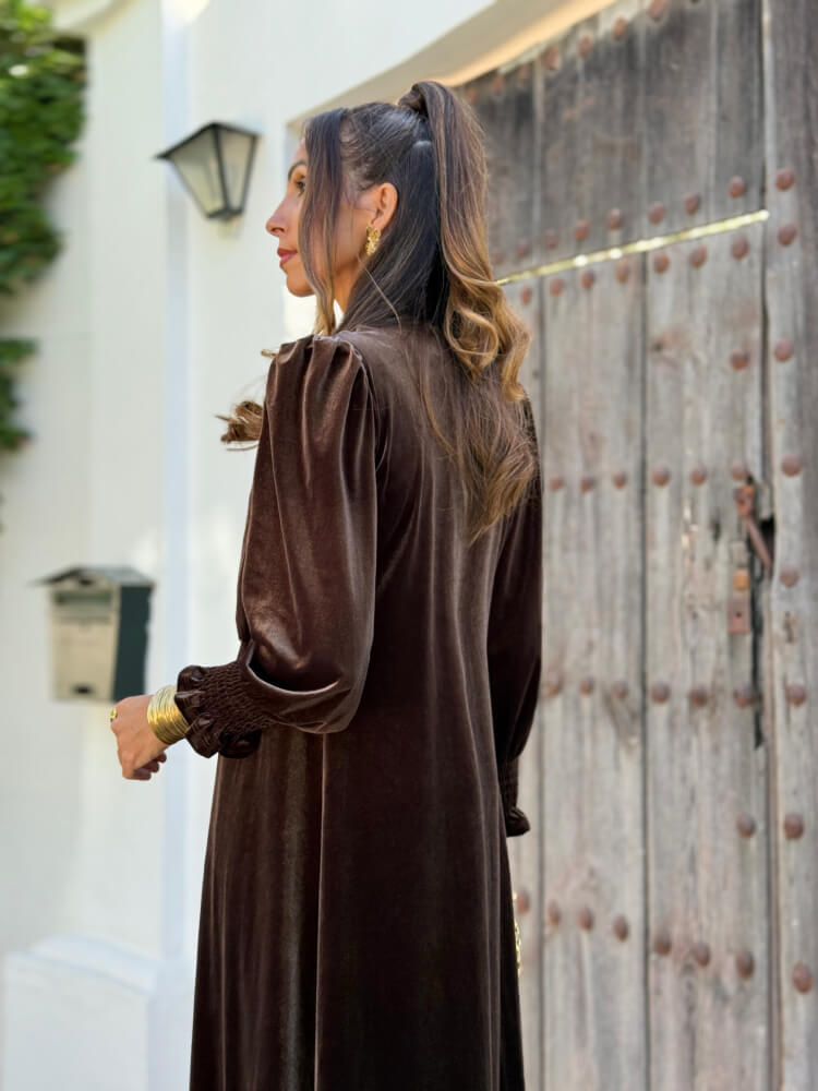 Abriguito Marrón Look Moderno Elegante