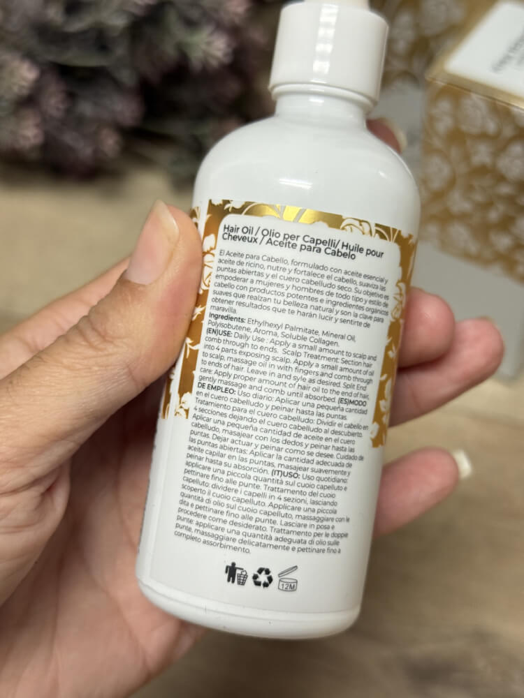 Aceite Capilar Para Cabello Seco