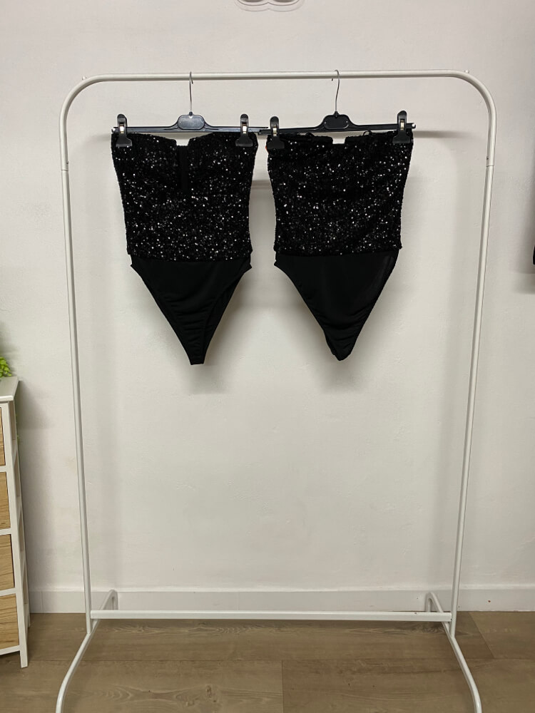 Body De Lentejuelas Para Looks De Noche