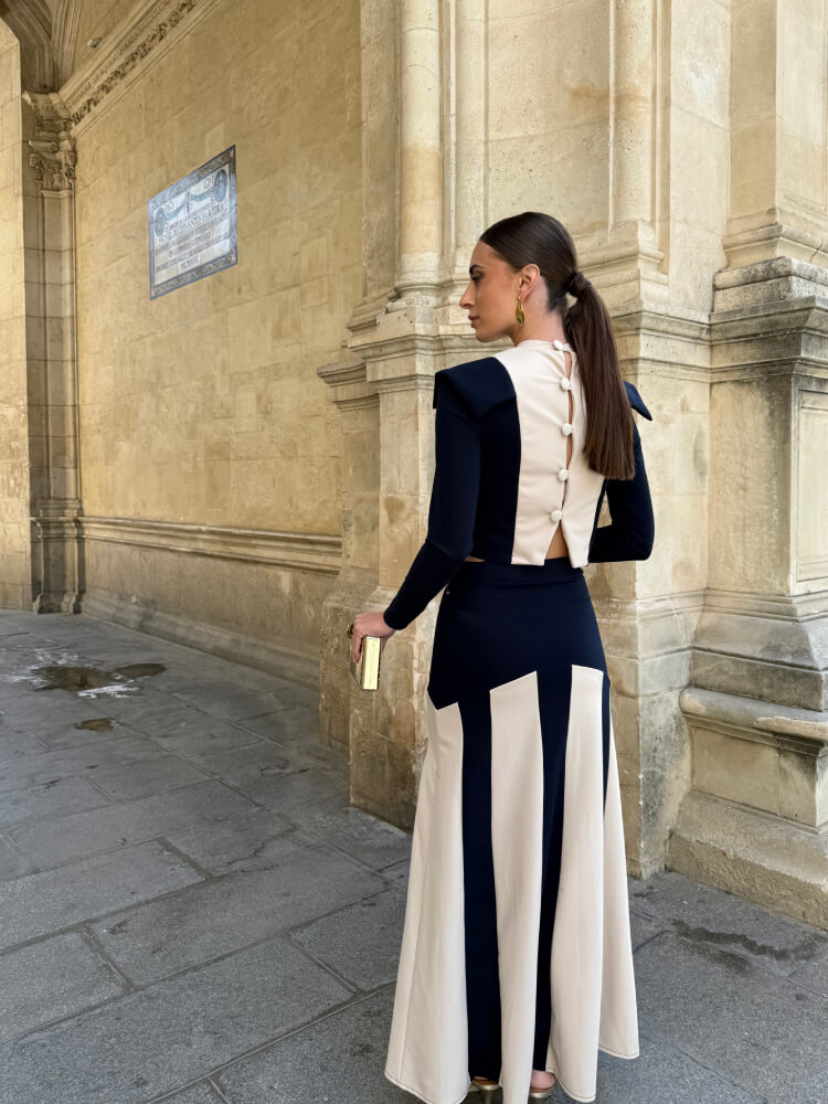 Conjunto Dos Piezas Crespón Elegant