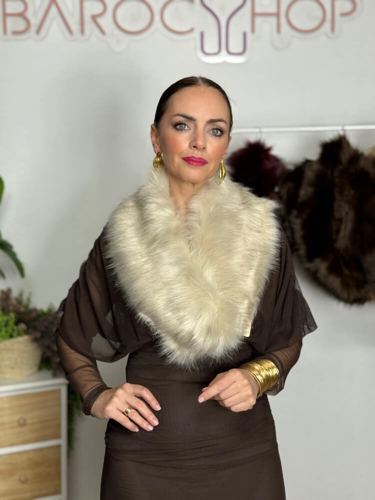 Cuello Pelo Sintético Extra Suave