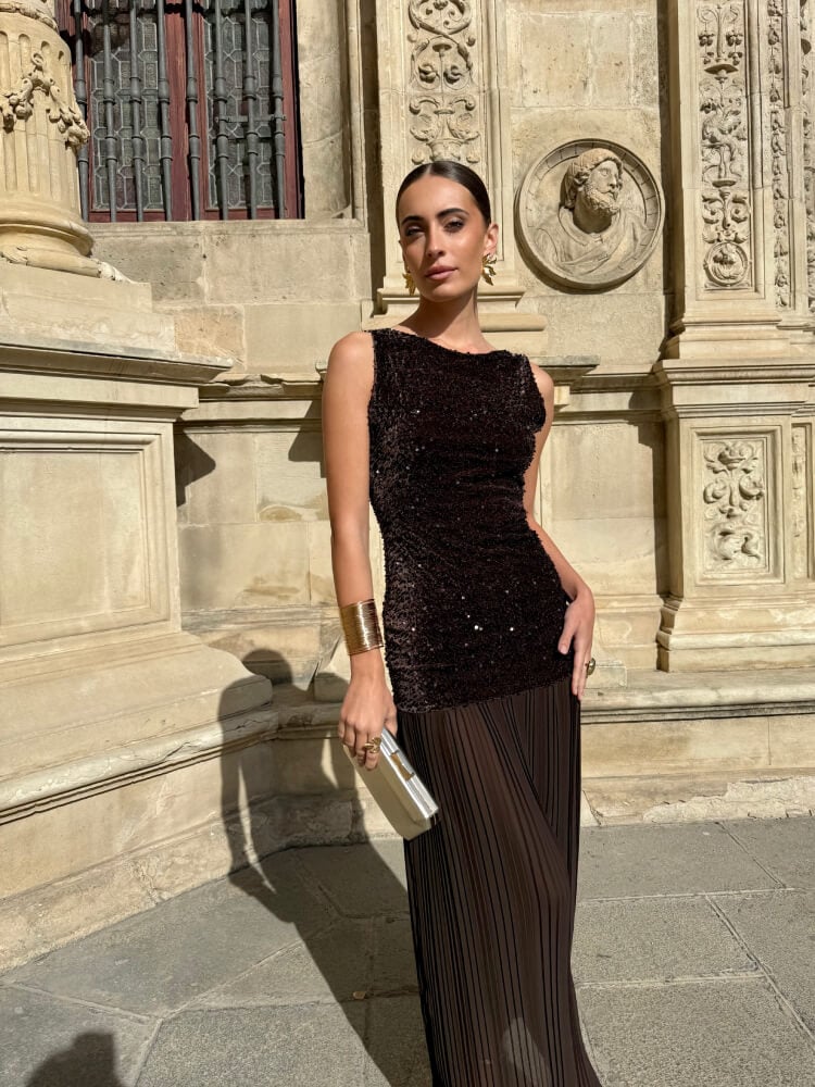 Vestido Terciopelo Lentejuelas