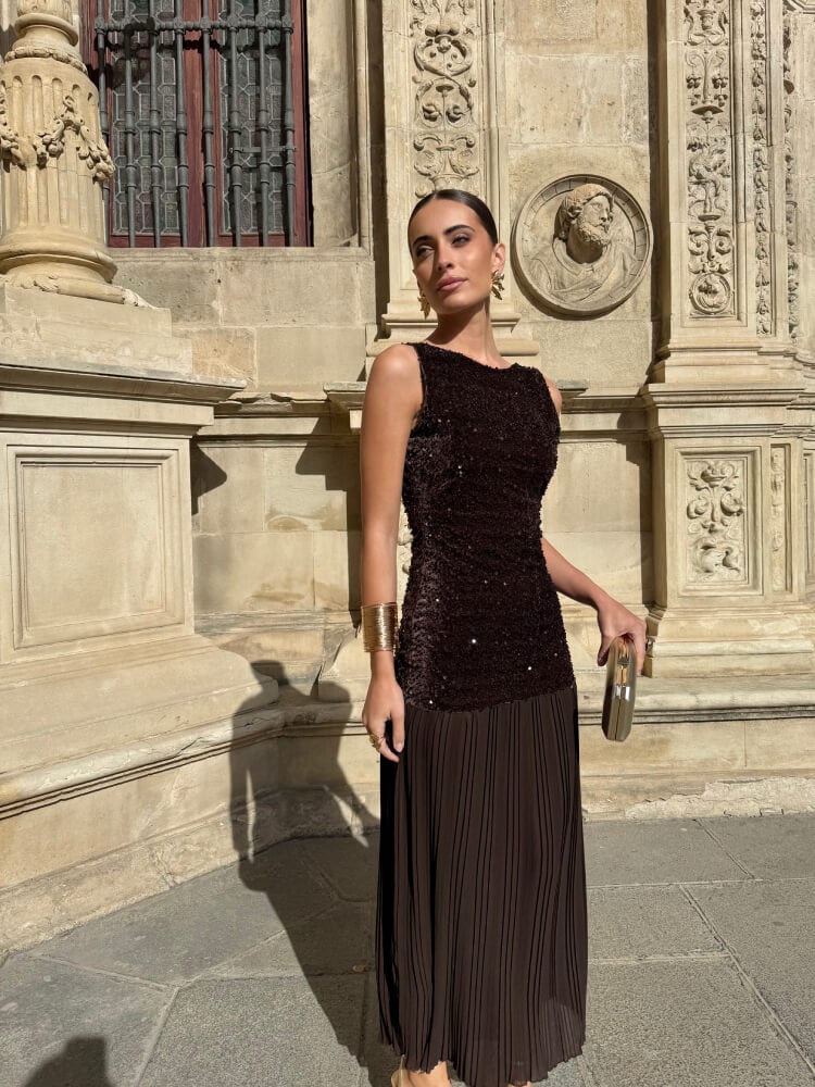 Vestido Terciopelo Lentejuelas