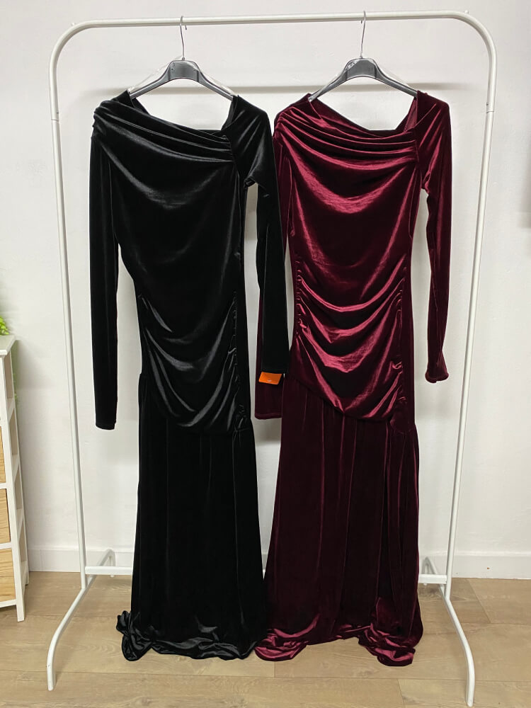 Vestido Marrón Para Invitadas De Noche